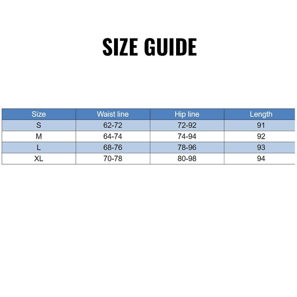 just leggings Majestic size chart