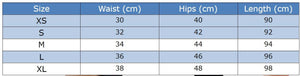 Just leggings size chart