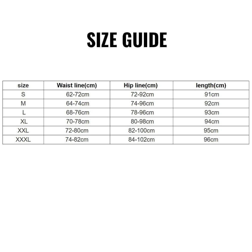 size chart just leggings lift