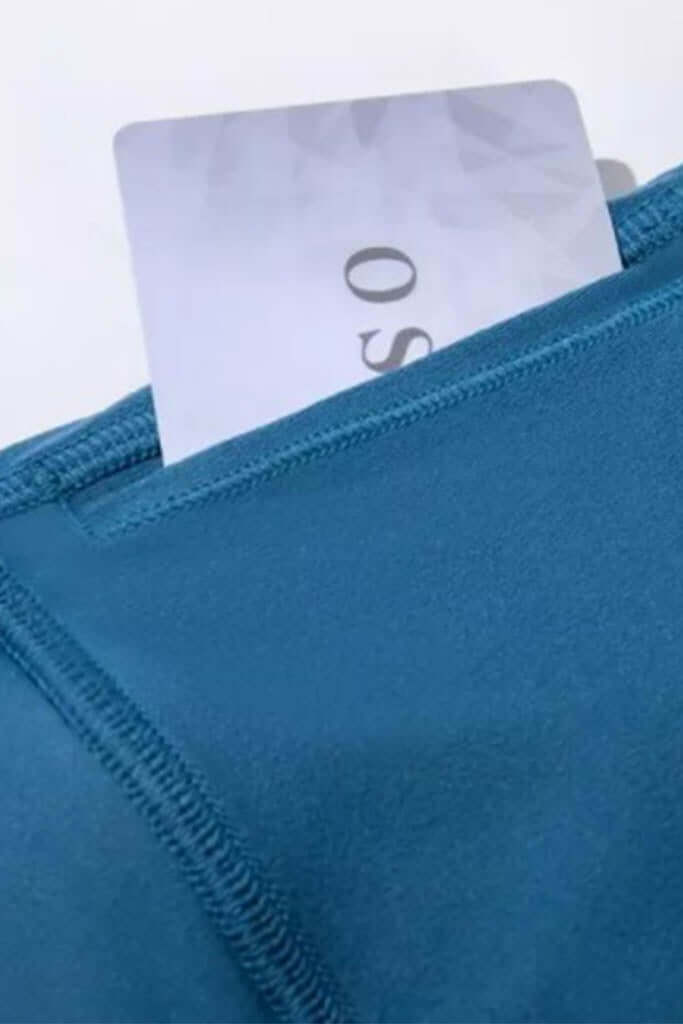 leggings with Pocket on the waistband holds your key or card