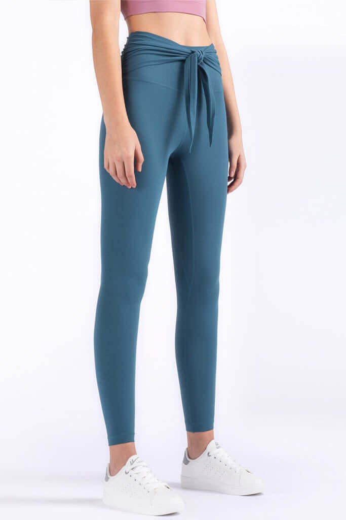 just legging's Teal High-rise yoga tights